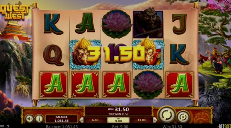 Play Quest To The West by Betsoft at 1Win Casino