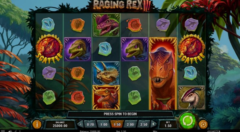 Play Raging Rex 3 in Russia at 1Win Casino