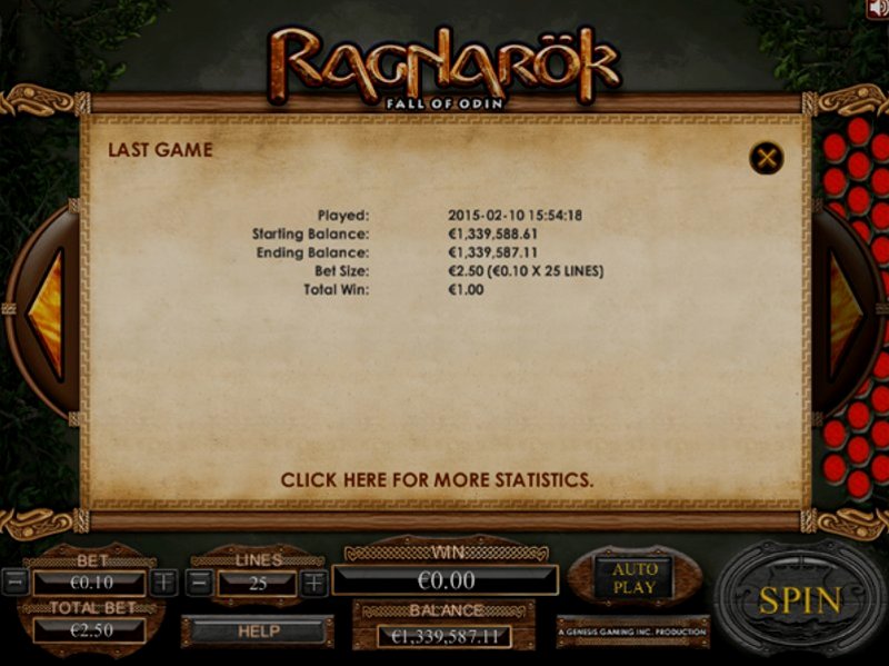 Play Ragnarok by Games Global at 1Win Casino