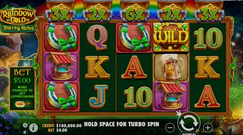 Play Rainbow Gold by Pragmatic at 1Win Casino