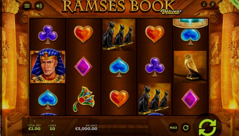 Play Ramses Book Deluxe by Oryx at 1Win Casino