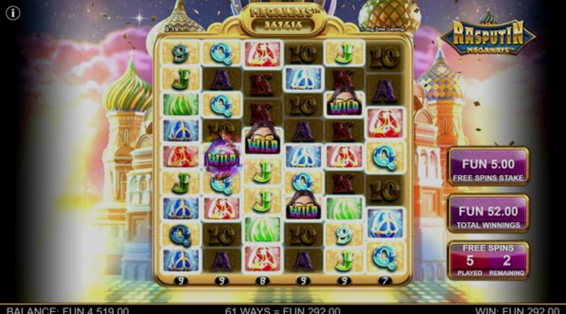 Play Rasputin Megaways by Games Global at 1Win Casino