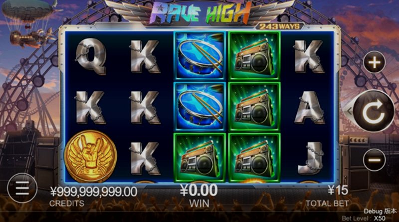 Play Rave High by Cq9 at 1Win Casino