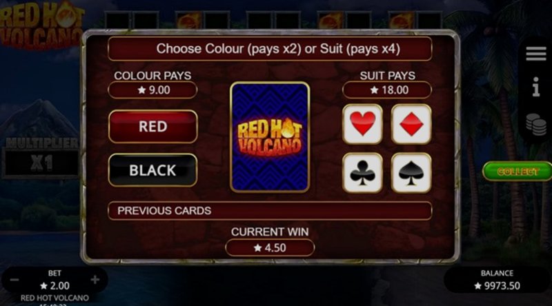 Play Red Hot Volcano by Booming at 1Win Casino