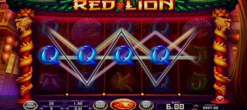 Play Red Lion by Groove at 1Win Casino