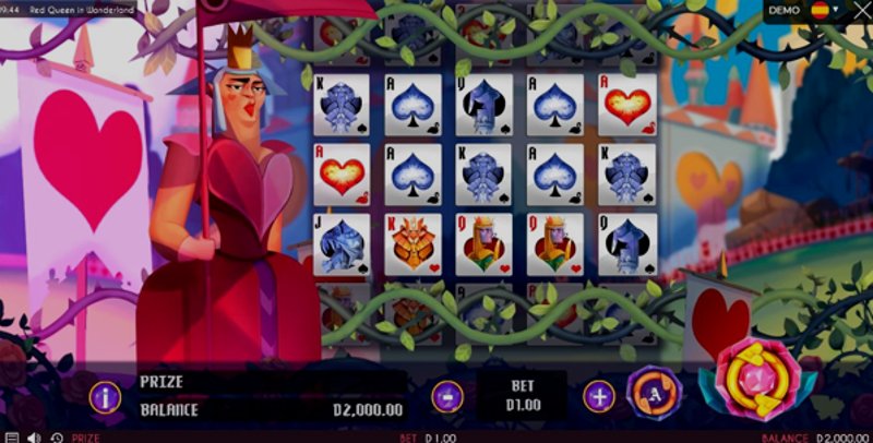 Play Red Queen in Wonderland by Triplecherry at 1Win Casino