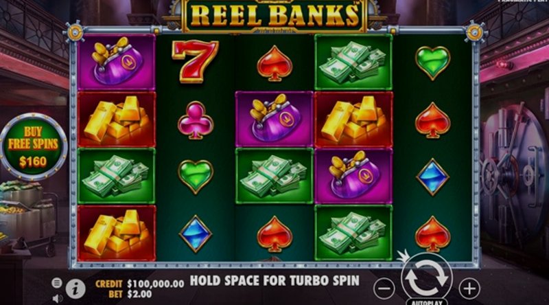 Play Reel Banks by Pragmatic at 1Win Casino