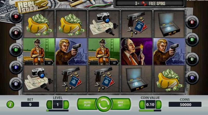 Play Reel Steal by Netent at 1Win Casino