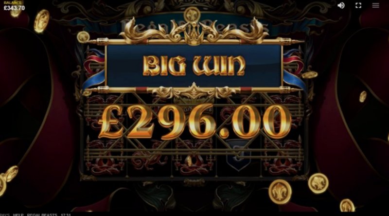 Play Regal Beasts by Redtiger at 1Win Casino