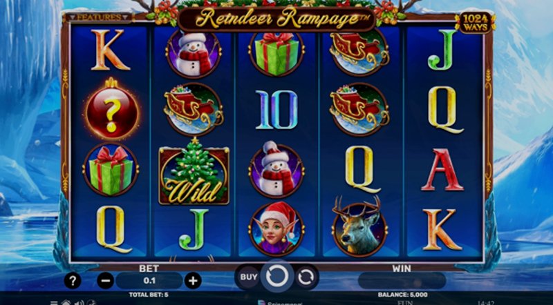 Play Reindeer Rampage by Spinomenal at 1Win Casino