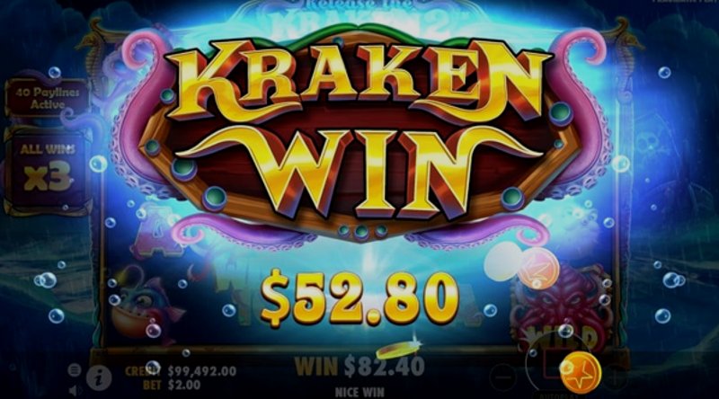 Play Release the Kraken 2 by Pragmatic at 1Win Casino