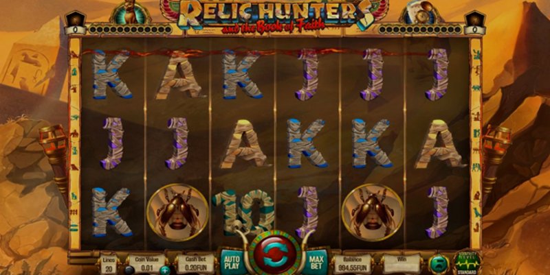 Play Relic Hunters and the Book of Faith by Wazdan at 1Win Casino