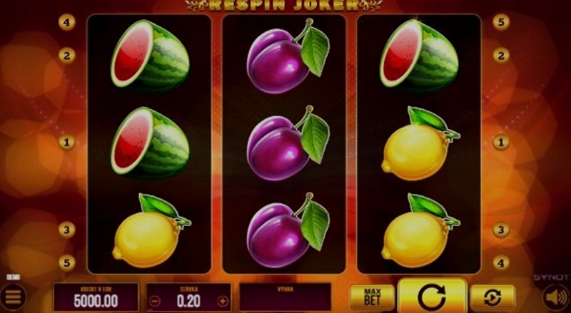 Play Respin Joker by Synot at 1Win Casino