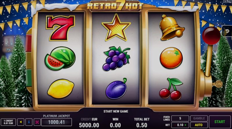 Play Retro 7 Hot Christmas by Fazi at 1Win Casino