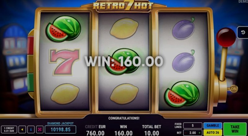 Play Retro 7 Hot by Fazi at 1Win Casino