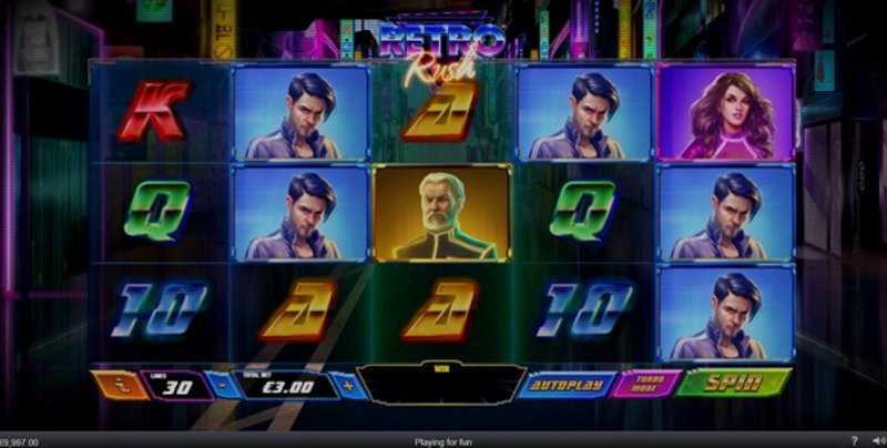 Play Retro Rush by Playtech at 1Win Casino