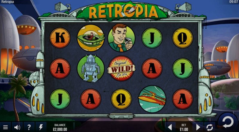 Play Retropia by Games Global at 1Win Casino