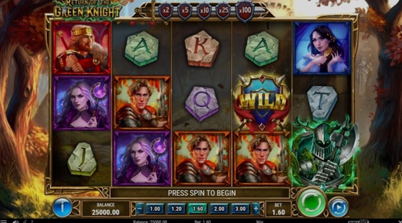 Play Return of the Green Knight by Playn Go at 1Win Casino