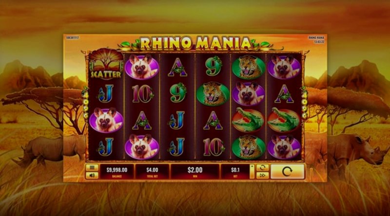 Play Rhino Mania by Platipus at 1Win Casino