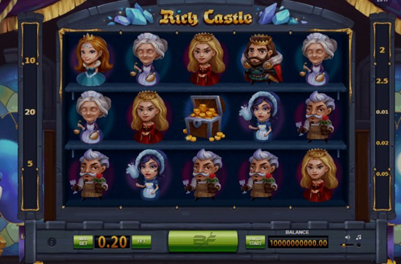 Play Rich Castle by Bf Games at 1Win Casino