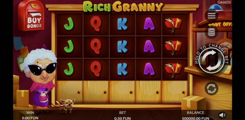 Play Rich Granny by Gamzix at 1Win Casino