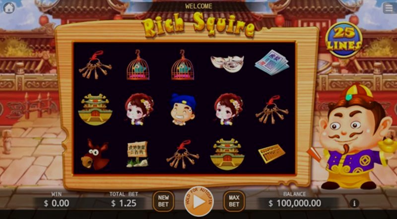 Play Rich Squire by Kaga at 1Win Casino