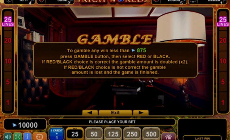 Play Rich World by Amusnet Interactive at 1Win Casino