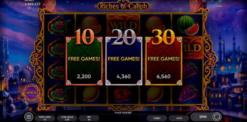 Play Riches of Caliph by Endorphina at 1Win Casino