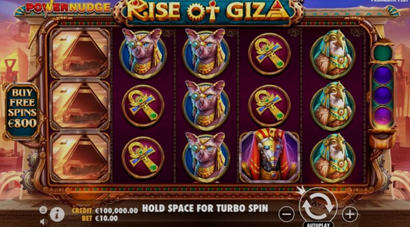 Play Rise of Giza PowerNudge by Pragmatic at 1Win Casino