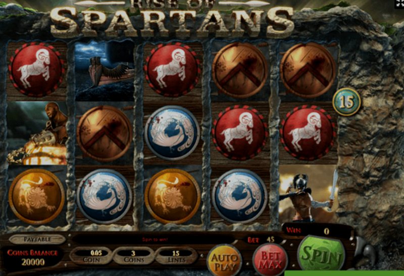 Play Rise of Spartans by Genii at 1Win Casino