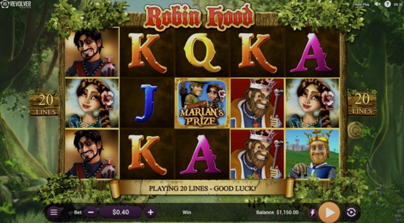 Play Robin Hood and his Merry Wins by Revolver at 1Win Casino