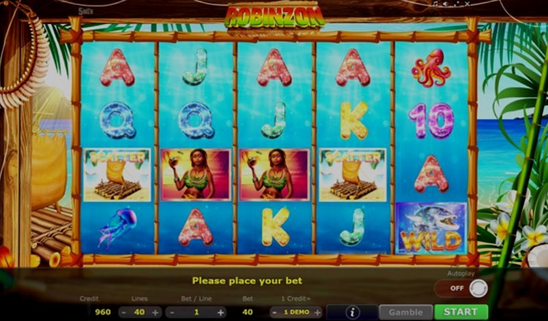 Play Robinzon by 5 Men Gaming at 1Win Casino