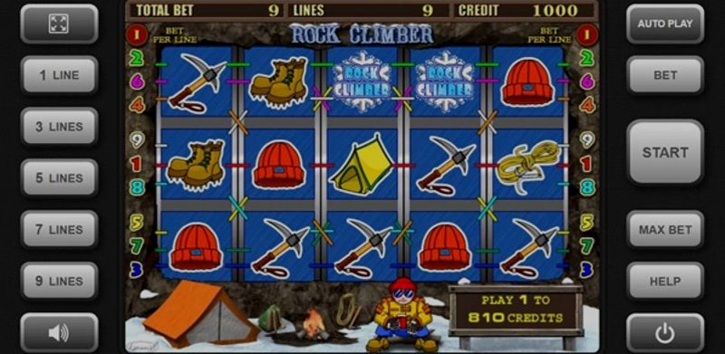 Play Rock Climber by Igrosoft at 1Win Casino