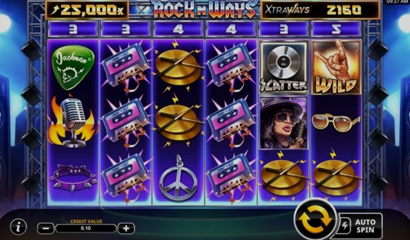 Play Rock n Ways XtraWays by Swintt at 1Win Casino