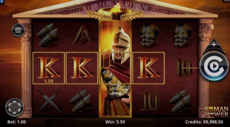 Play Roman Power by Microgaming at 1Win Casino