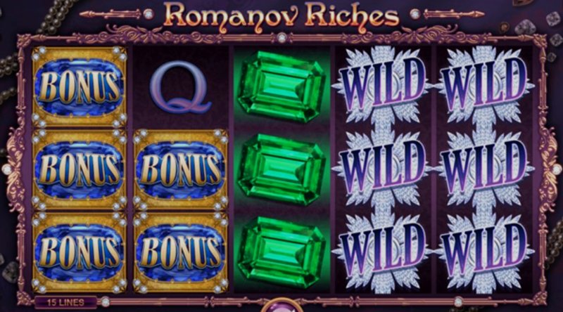 Play Romanov Riches by Microgaming at 1Win Casino