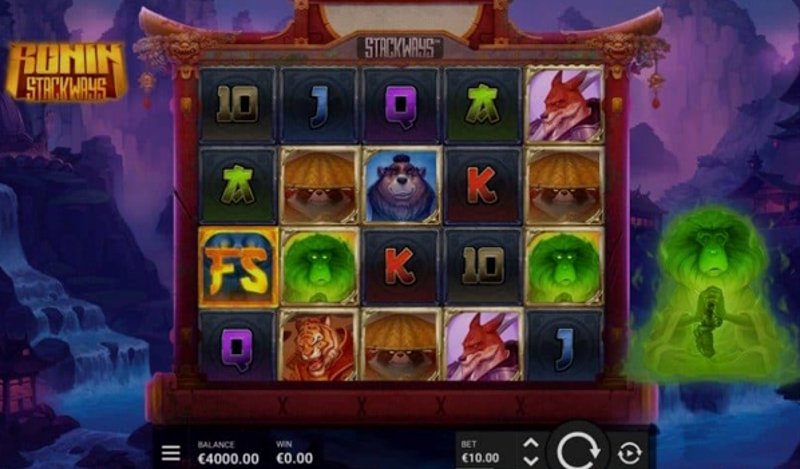 Play Ronin Stackways by Hacksaw at 1Win Casino