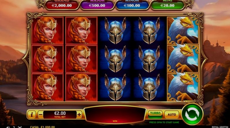 Play Royal Griffin by Rubyplay at 1Win Casino