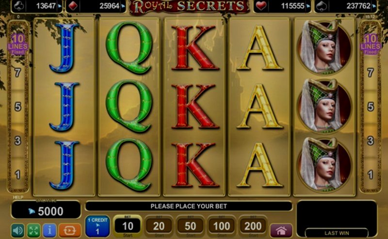 Play Royal Secrets by Amusnet Interactive at 1Win Casino