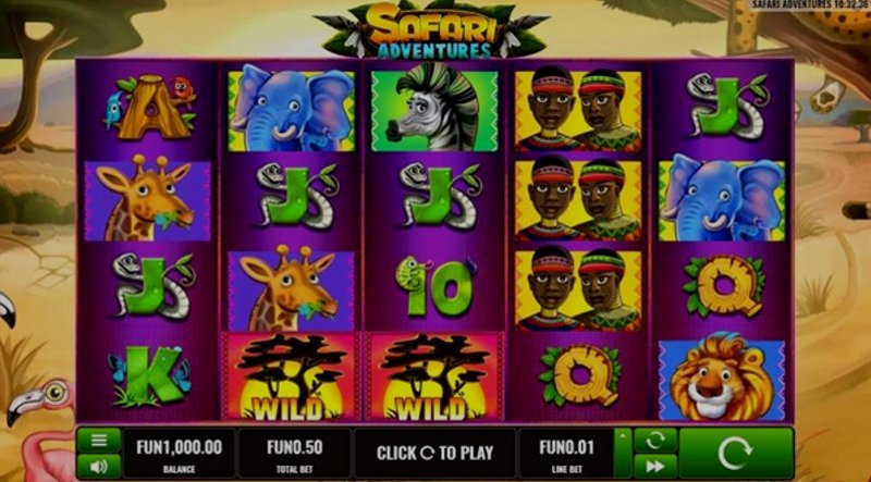 Play Safari Adventures by Platipus at 1Win Casino