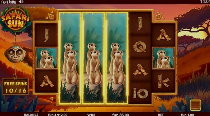 Play Safari Sun by Fantasma at 1Win Casino