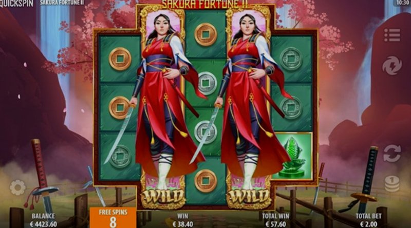 Play Sakura Fortune by Quickspin at 1Win Casino