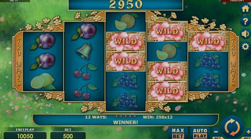 Play Sakura Fruits by Amatic at 1Win Casino