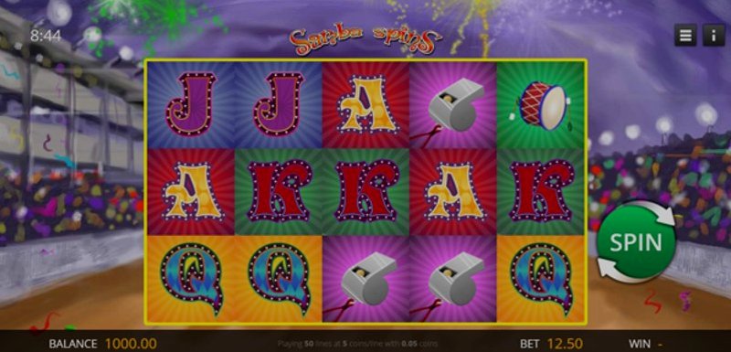 Play Samba Spins by Genii at 1Win Casino