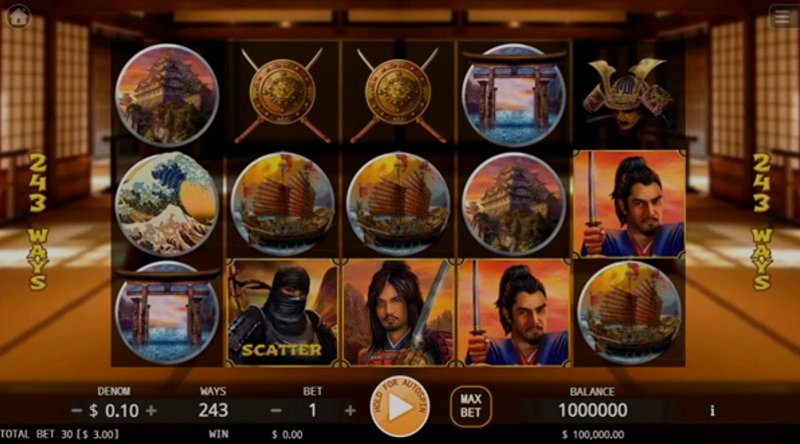 Play Samurai Way by Kaga at 1Win Casino