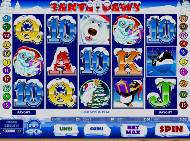 Play Santa Paws in Pakistan at 1Win Casino