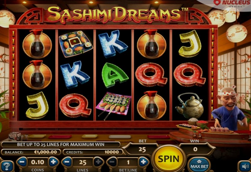 Play Sashimi Dreams by Nucleus Gaming at 1Win Casino