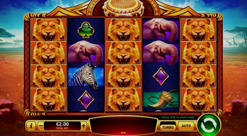 Play Savage Lion by Rubyplay at 1Win Casino