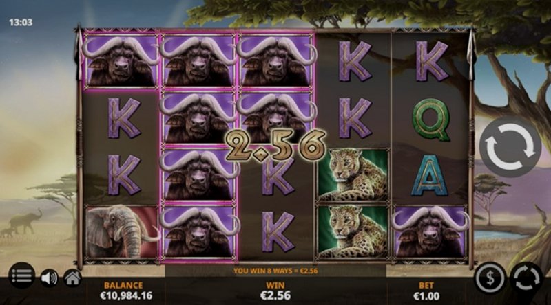 Play Savanna Roar by Yggdrasil at 1Win Casino