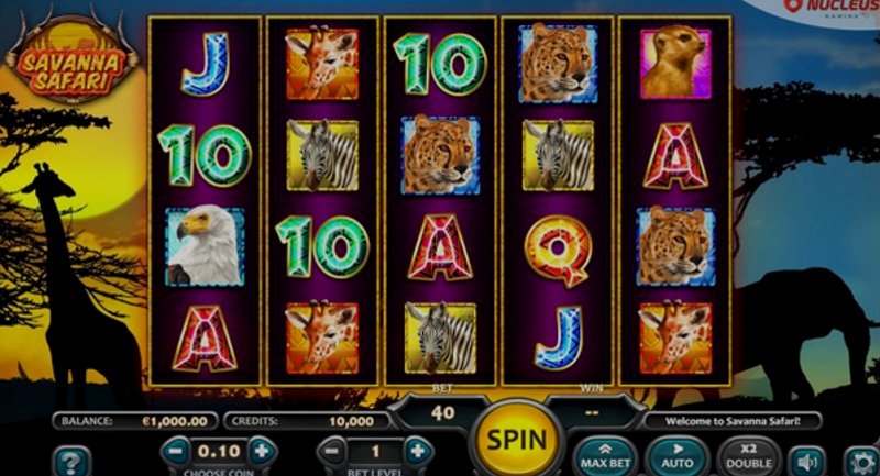 Play Savanna Safari by Nucleus Gaming at 1Win Casino